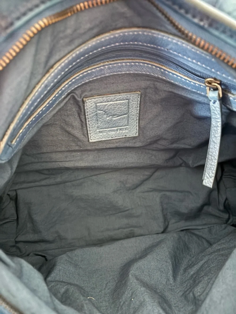 We The Free Baby Emerson Tote Bag - Aqua Blue - NWT- Free People - Picture 10 of 12